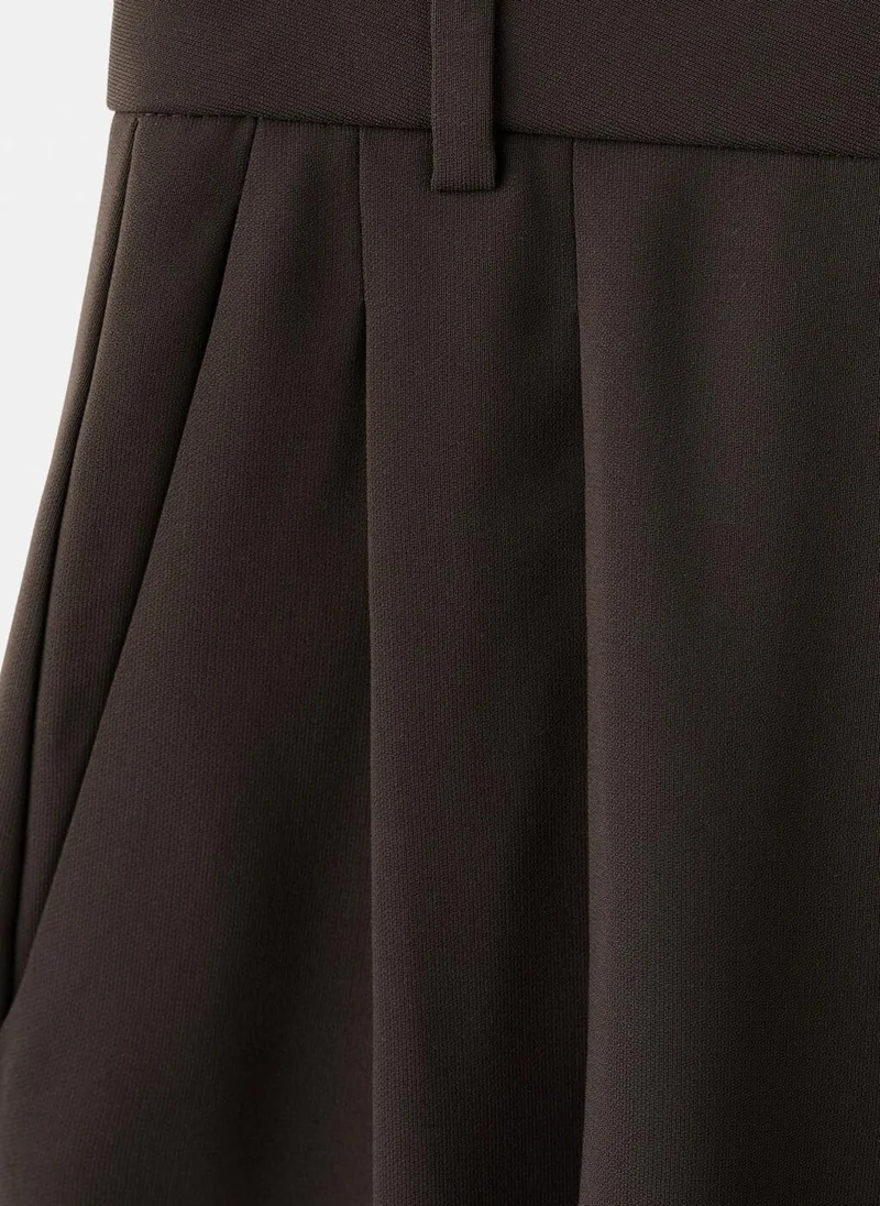 MANGO  Straight mid-rise bermuda shorts for Women | Best Price UAE